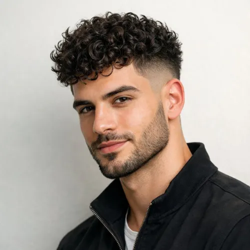 Hairstyle for curly hair Indian men 2026